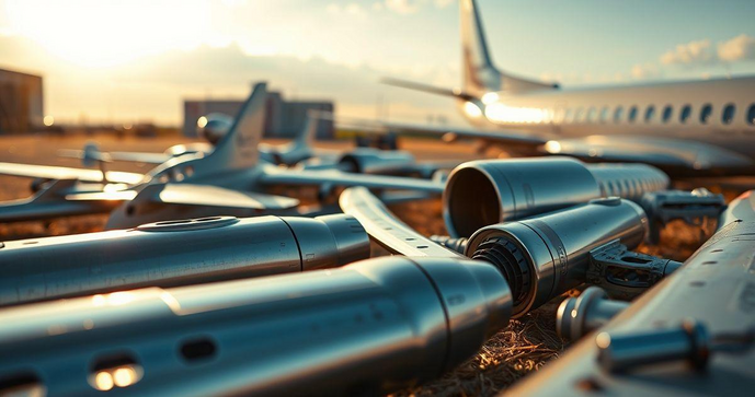 Alum&iacute;nio Aeron&aacute;utico: Vantagens e Aplica&ccedil;&otilde;es na Ind&uacute;stria A&eacute;rea