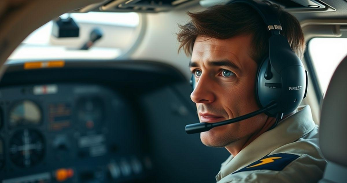 Fone aeron&aacute;utico essenciais para a seguran&ccedil;a e conforto em voos