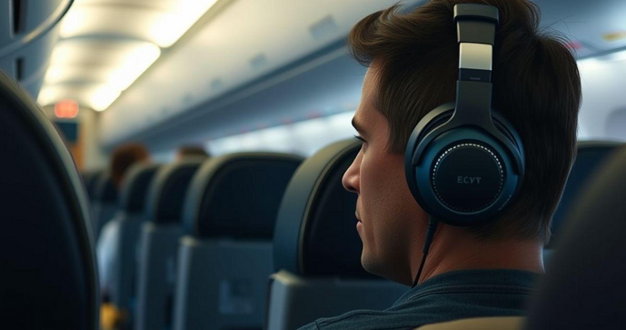 Fone de ouvido para avi&atilde;o: como escolher o melhor para suas viagens